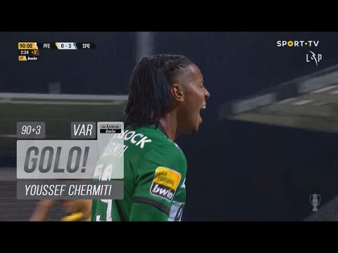 Goal | Golo Youssef Chermiti: Paços de Ferreira 0-(4) Sporting (Liga 22/23 #31)
