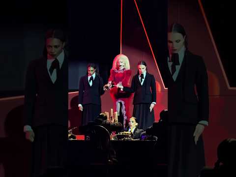 Lady Gaga performed Abracadabra with Wednesday choreography