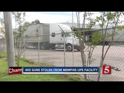 ATF: About 400 Guns Stolen From Memphis UPS Facility