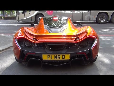McLaren P1 Sound in the City - Start and Acceleration