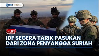 Prancis Desak Israel Hentikan Pelanggaran dan Tarik Pasukan IDF dari Zona Penyangga di Suriah