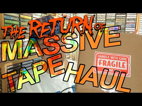 The Return of MASSIVE TAPE HAUL! 50+ Cassette Tapes! PUNK Metal Hard Rock