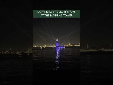 Don't miss the light show at the Maiden's Tower