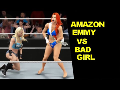 WWE 2K17 Amazon Emmy vs Bad Girl - Extreme Rules