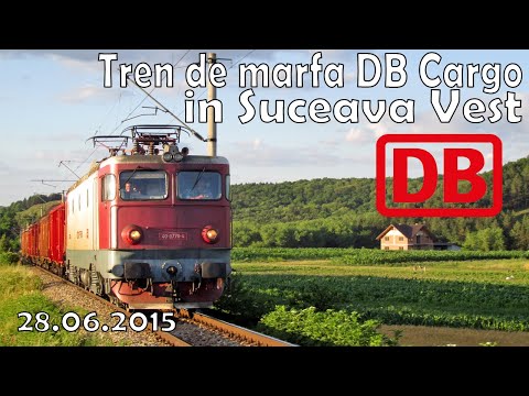 Tren de marfa DB Cargo pe linia 502 - 28.06.2015
