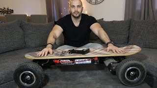 Un skate electrique tout terrain qui monte a 40km h evo-skate 