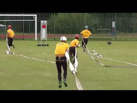 Hasiči Sklárny Karolinka | požární útok | okres Horní Lideč | 2016