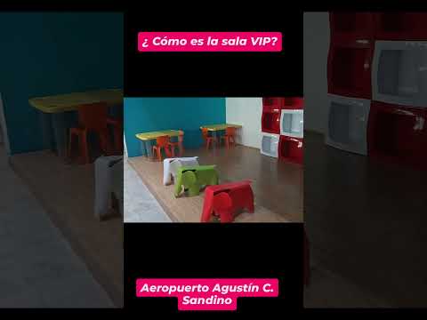 ¿ Cómo es la sala VIP del aeropuerto Nacional Augusto C. Sandino? #managua #aeropuerto