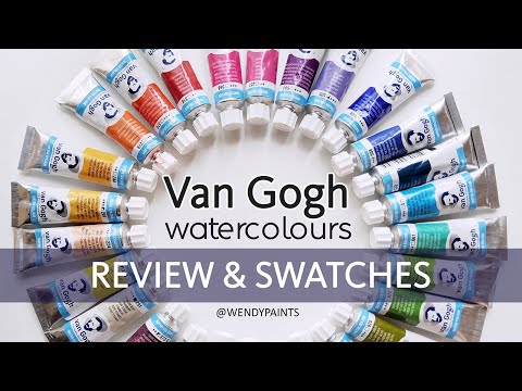 Van Gogh Watercolor Paints | Detailed Review & Swatches, Color Selection Guide