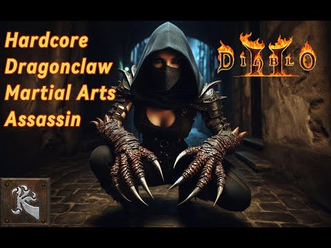 Diablo 2 - Dragonclaw Martial Arts Assassin | 1 to Hell HC