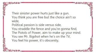Walter Egan - Pistols of Power Lyrics