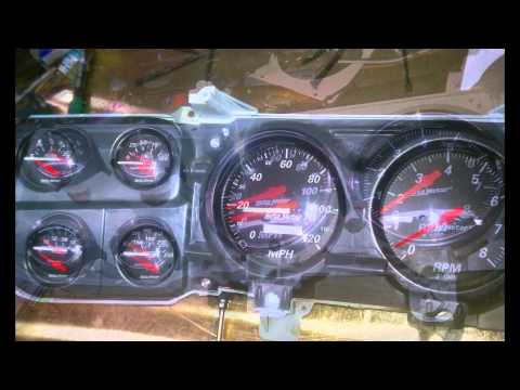 C-10 Autometer gauges. for 73-87 c10, blazer suburban