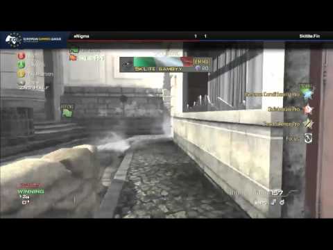 EGL6 : Call of Duty : MW3 (Xbox 360) : eNigma vs Skitlite.Fin : Map 3 - Group Stages