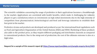 Probiotics Market Analysis To 2020- 2027