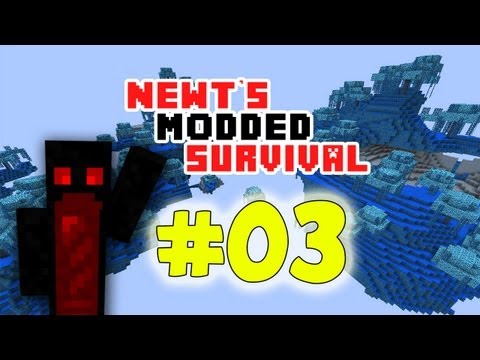 Minecraft - Newt's Modded Survival EP03 - Burn Baby Burn