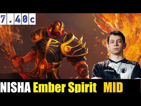 🤯 NISHA [Ember Spirit] MID 7.40c - DOTA 2 HIGHEST MMR MATCH#dota2   #dota2gameplay  #nisha