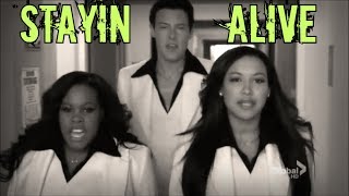 Glee - Stayin&#39; Alive (music video)