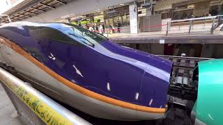 東北新幹線E5系やまびこ・E8系つばさ143号東京駅発車　仙台・山形行き。