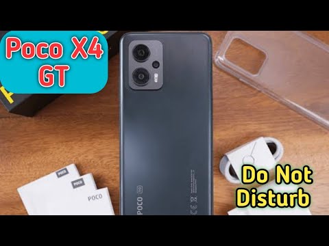 How to enable DND in Poco X4 GT, how to enable do not disturb in Poco X4 GT,
