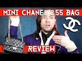 chanel 2.55 mini bag review first edition with black calfskin and champagne gold hardware