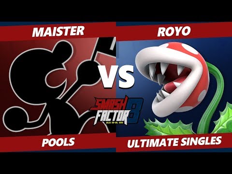 SF8 SSBU - Maister (Game & Watch) Vs. Royo (Piranha Plant) Smash Ultimate Tournament Pools