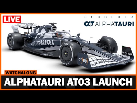 F1 2022 アルファタウリ「AT03」新型F1マシン発表会ライブ配信動画