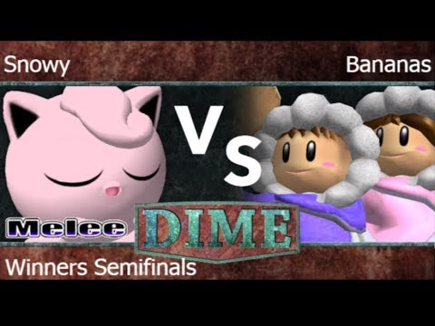 DIME 26 - Snowy (Jigglypuff) vs Bananas (ICs) Winners Semifinals - melee