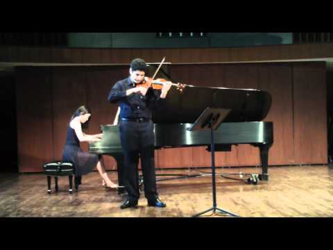 Amir Safavi + Hyoseon Sunny Kim: Franck Violin Sonata Mvt 2.