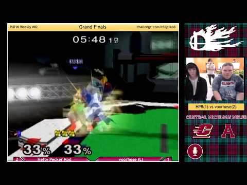 voorhese (Fox) vs Hefty Pecker Rod (Falco) - SSBM Singles - PUFW Weekly #82