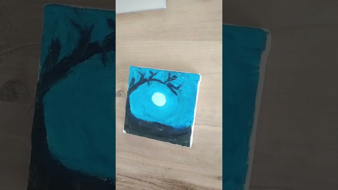 cat acrylic paint #shorts #point #picture #