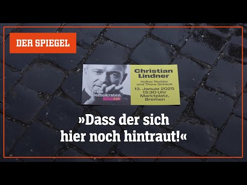 Christian Lindner auf Wahlkampftour: Beschimpfungen, Tortenwürfe und Umfragetief | DER SPIEGEL