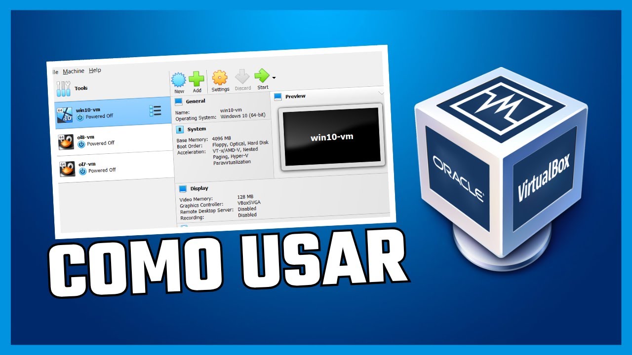 Como usar o VirtualBox no seu computador de maneira simples, fácil e rápido.