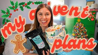 organizing, prepping, and planning my advent projects for December 1st!