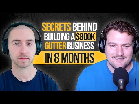 Secrets Behind Building a $800k Gutter Business in 8 Months: Workbench interview thumbnail