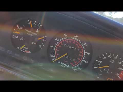 AMG Hammer Coupe C124 M117 DOHC acceleration run w124 S124