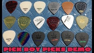Video thumbnail for PICKBOY Picks Collection REVIEW DEMO TEST COMPARISON by Marco Vitali