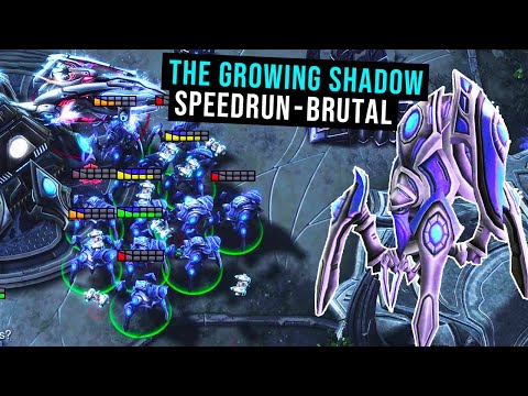 StarCraft 2 LotV Speedrun - Mission 2: The Growing Shadow (Brutal)