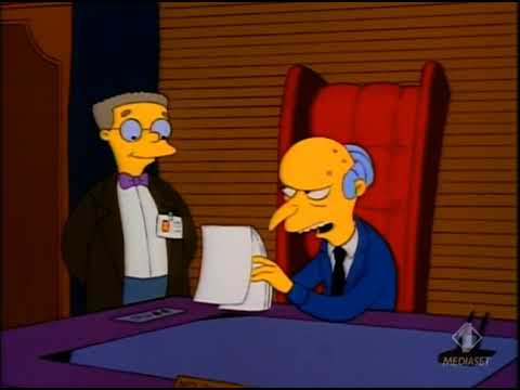 I Simpson - Burns e i sindacati