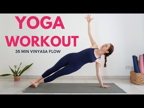 35 min Yoga Workout | Full Body Vinyasa Flow | Yoga with Uliana