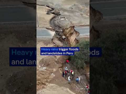 Heavy rains trigger floods and landslides in Peru | DW News