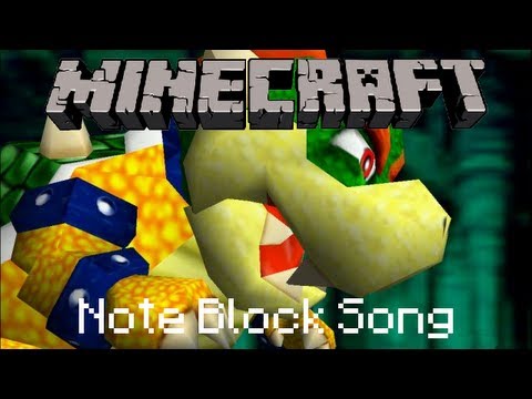 Minecraft Note Block Song: Super Mario Bros: Bowser's 