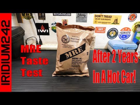 MRE Taste Test After 2 Years In A Hot Car