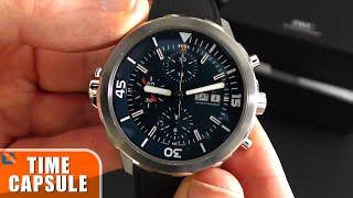 IWC Aquatimer Chronograph Jaques-Yves Cousteau IW376805 Watch Review - Time Capsule