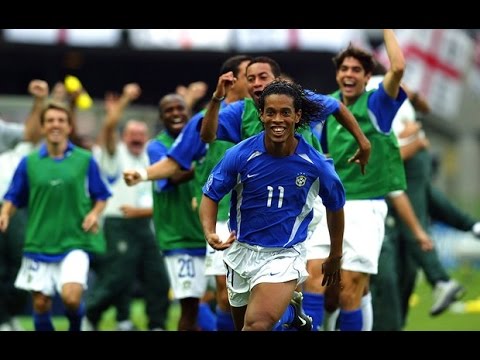 Gol de Ronaldinho Gaúcho - Copa de 2002   Brasil 2 x 1 Inglaterra