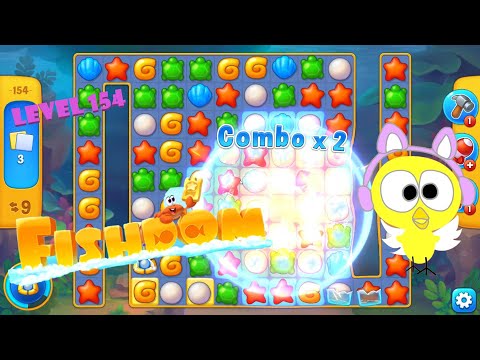 Fishdom level 154 hard