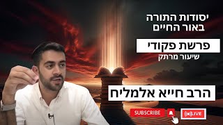 הרב חייא אלמליח פרשת השבוע פקודי שיעור מרתק על האור החיים | 🔴 שידור חי (הרב מיכאל לסרי) - התמונה מוצגת ישירות מתוך אתר האינטרנט יוטיוב. זכויות היוצרים בתמונה שייכות ליוצרה. קישור קרדיט למקור התוכן נמצא בתוך דף הסרטון