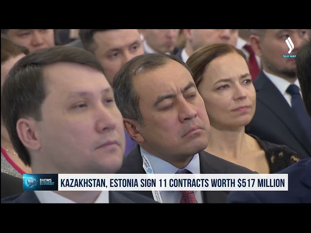 Казахстан и Эстония подписали 11 контрактов на 517 млн долларов