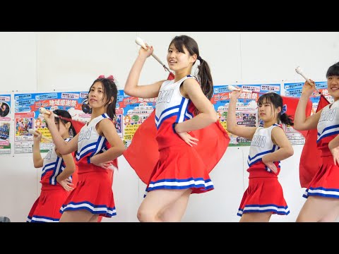 [4K] 橋本高校 新体操・バトン部 チアダンス Japanese Girls Cheerleader
