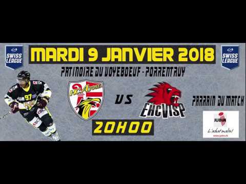 HC Ajoie - EHC Visp 6- 4   les goals du HCA