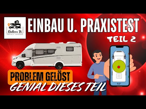 Digital spirit level with app 👍 suitable for every camper and caravan!